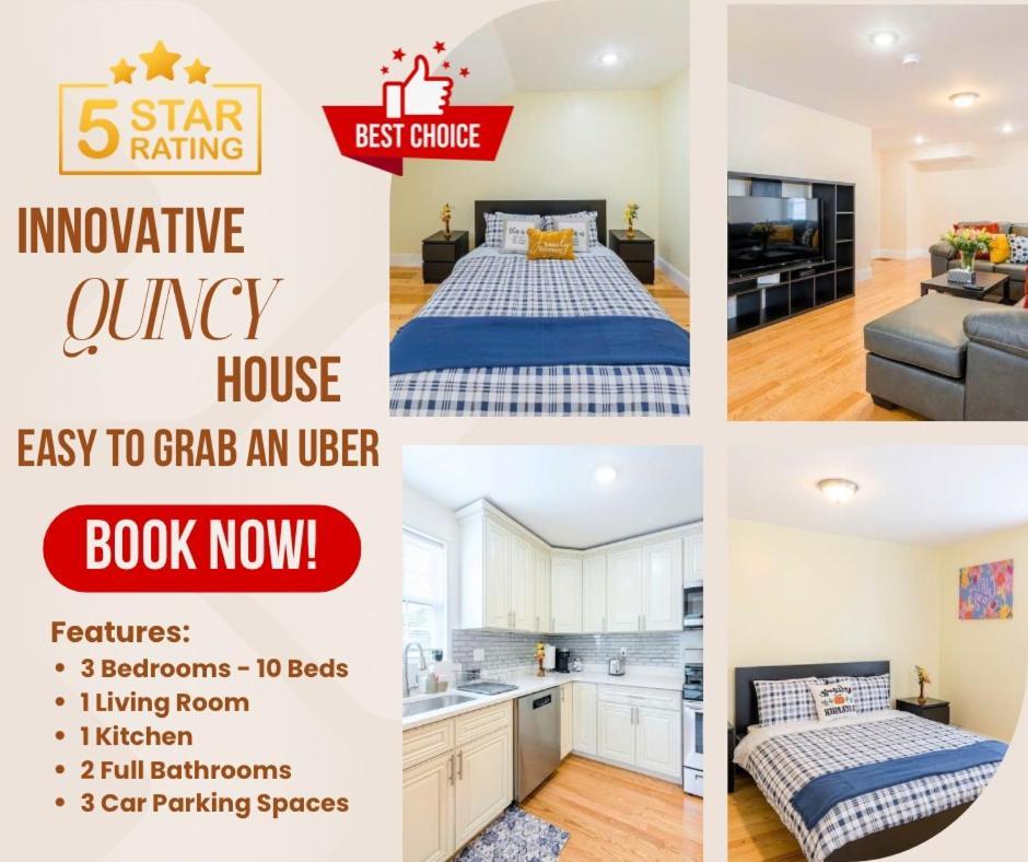 37 - 3Br Quincy - Cozy Townhouse Near Blue Hills Apartment Екстериор снимка
